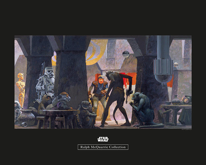 Komar Poster Star Wars Classic RMQ Mos Eisley St Star Wars B/L: ca. 50x40 c günstig online kaufen