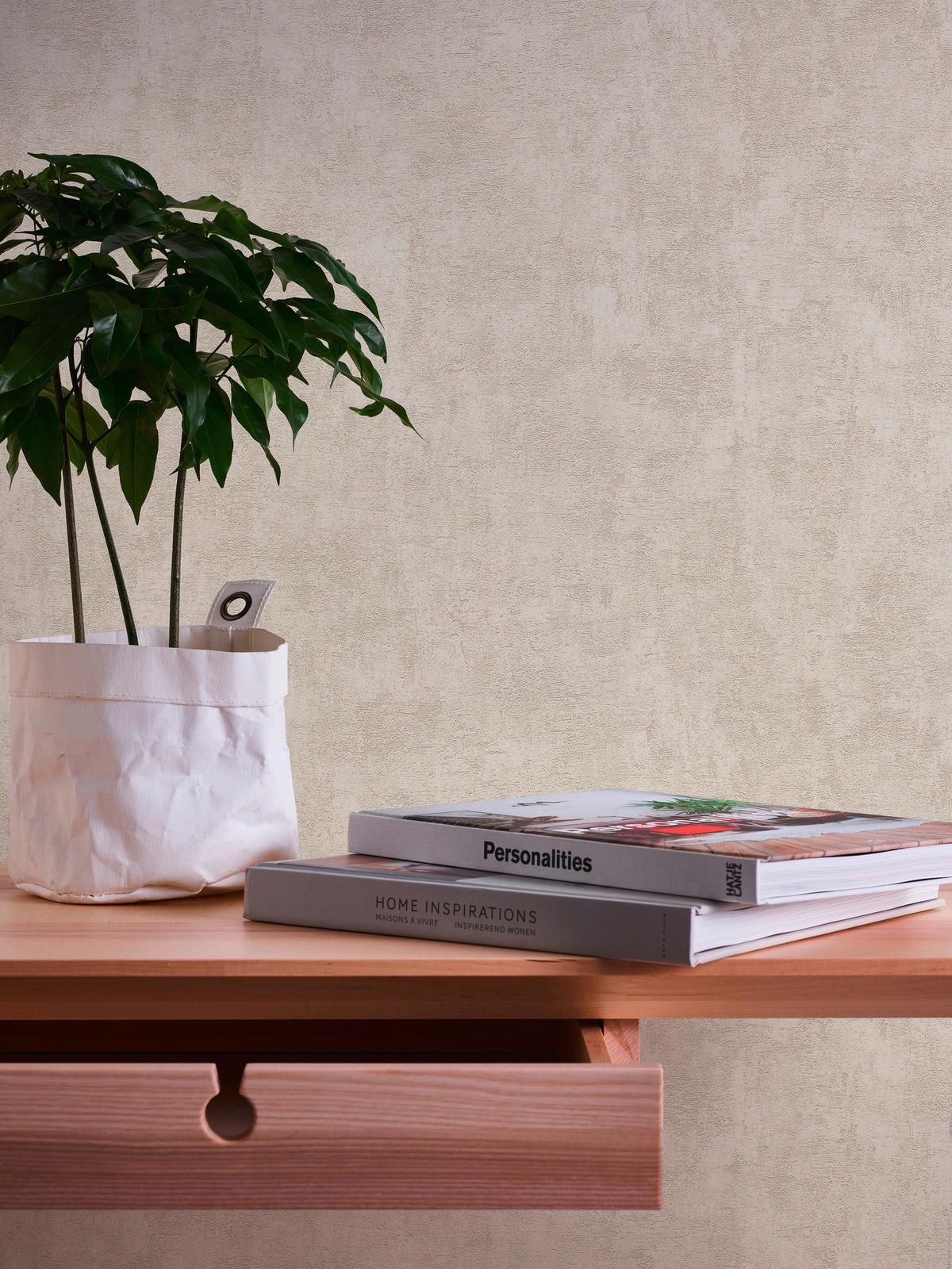 A.S.Creation Vliestapete Blooming Uni beige B/L: ca. 53x1005 cm Blooming - beige (53,00/1005,00cm) - A.S.Creation