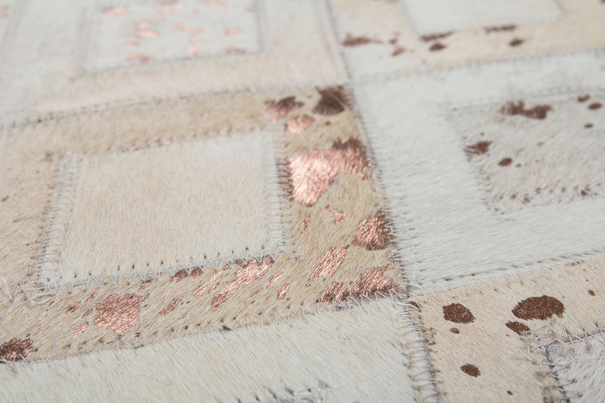 360Living Teppich Dazzle Chrom B/L: ca. 80x150 cm Dazzle - Chrom/elfenbein (80,00/150,00cm) - 360Living