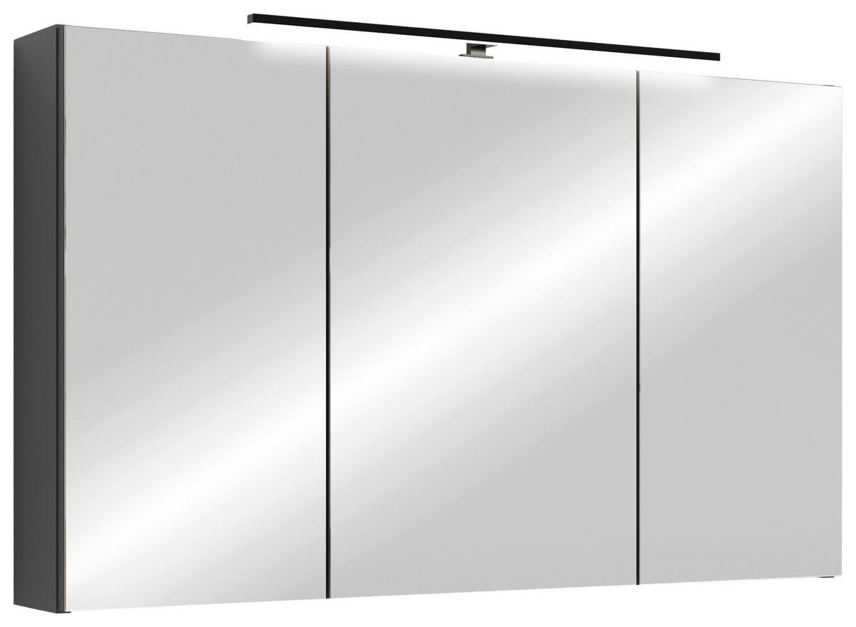 Spiegelschrank SPREE anthrazit B/H/T: ca. 100x60x20 cm SPREE - anthrazit (100,00/60,00/20,00cm) - byLIVING