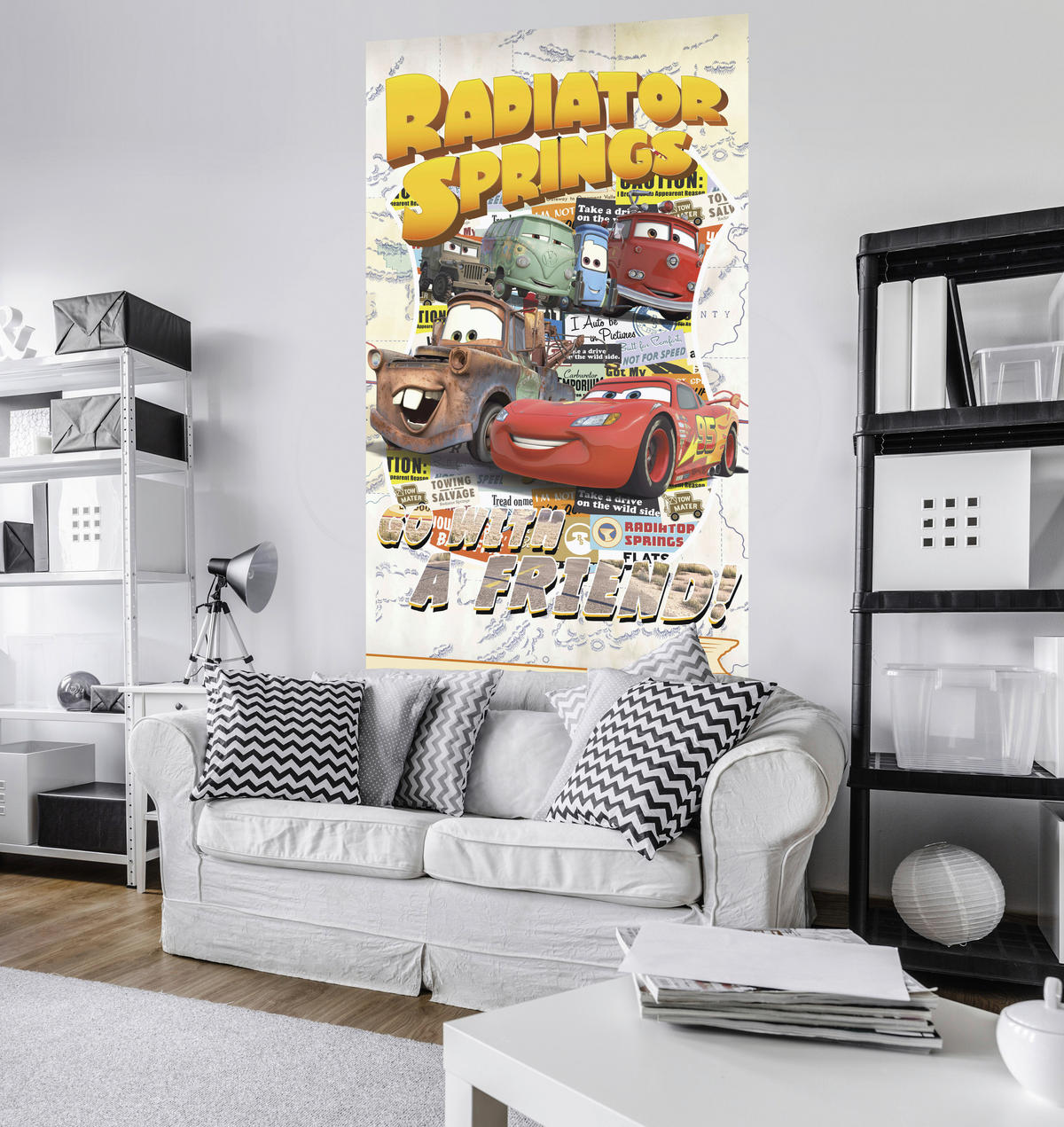 Komar Fototapete Cars Take The Open Road B/L: ca. 120x200 cm Cars Take The Open Road - (120,00/200,00cm) - Komar