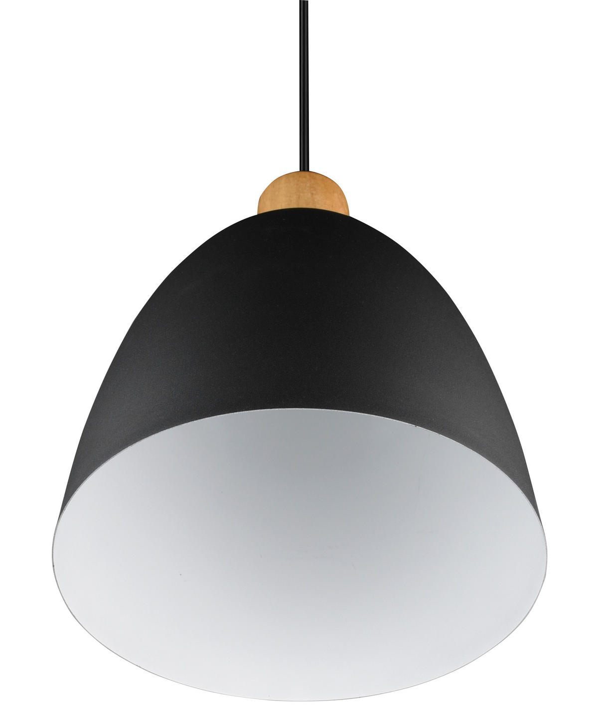 Reality Pendelleuchte R30681032 mattschwarz Metall H/D: ca. 150x25 cm E27 1 Brennstellen Jagger - mattschwarz (25,00/150,00cm) - Reality