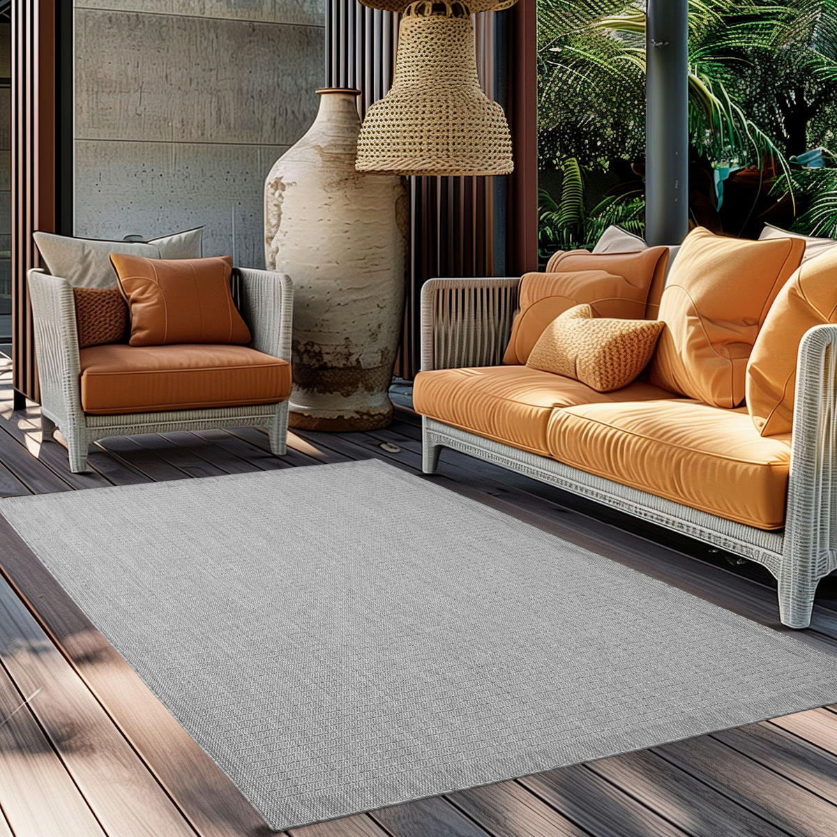 Ayyildiz Teppich GIZA grau B/L: ca. 140x200 cm GIZA - grau (140,00/200,00cm) - Ayyildiz