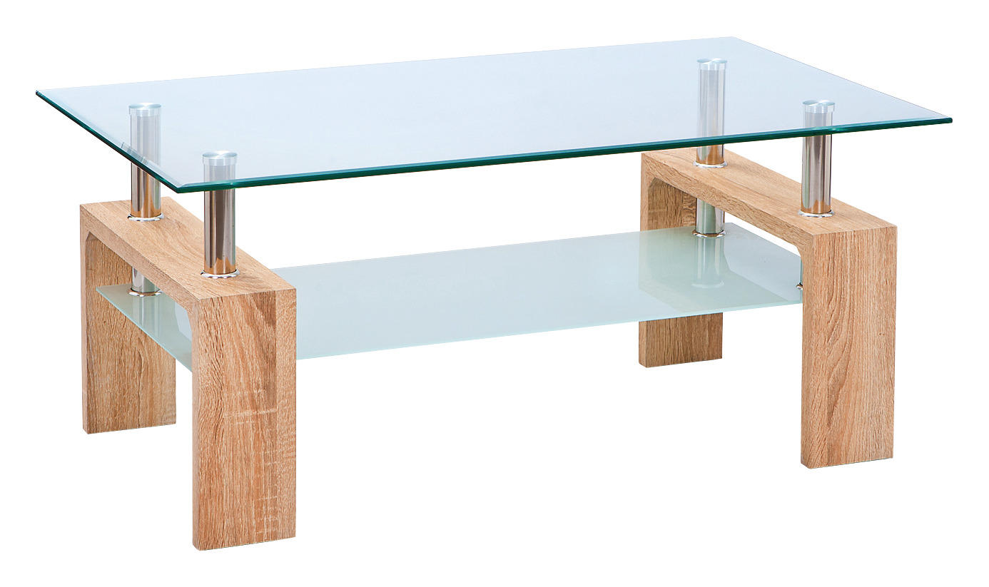 Thumbnail - Couchtisch Loana Eiche Sonoma Nachbildung B/H/T: ca. 100x45x60 cm