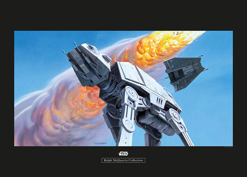 Komar Poster Star Wars Classic RMQ Hoth Battle A Star Wars B/L: ca. 70x50 c günstig online kaufen