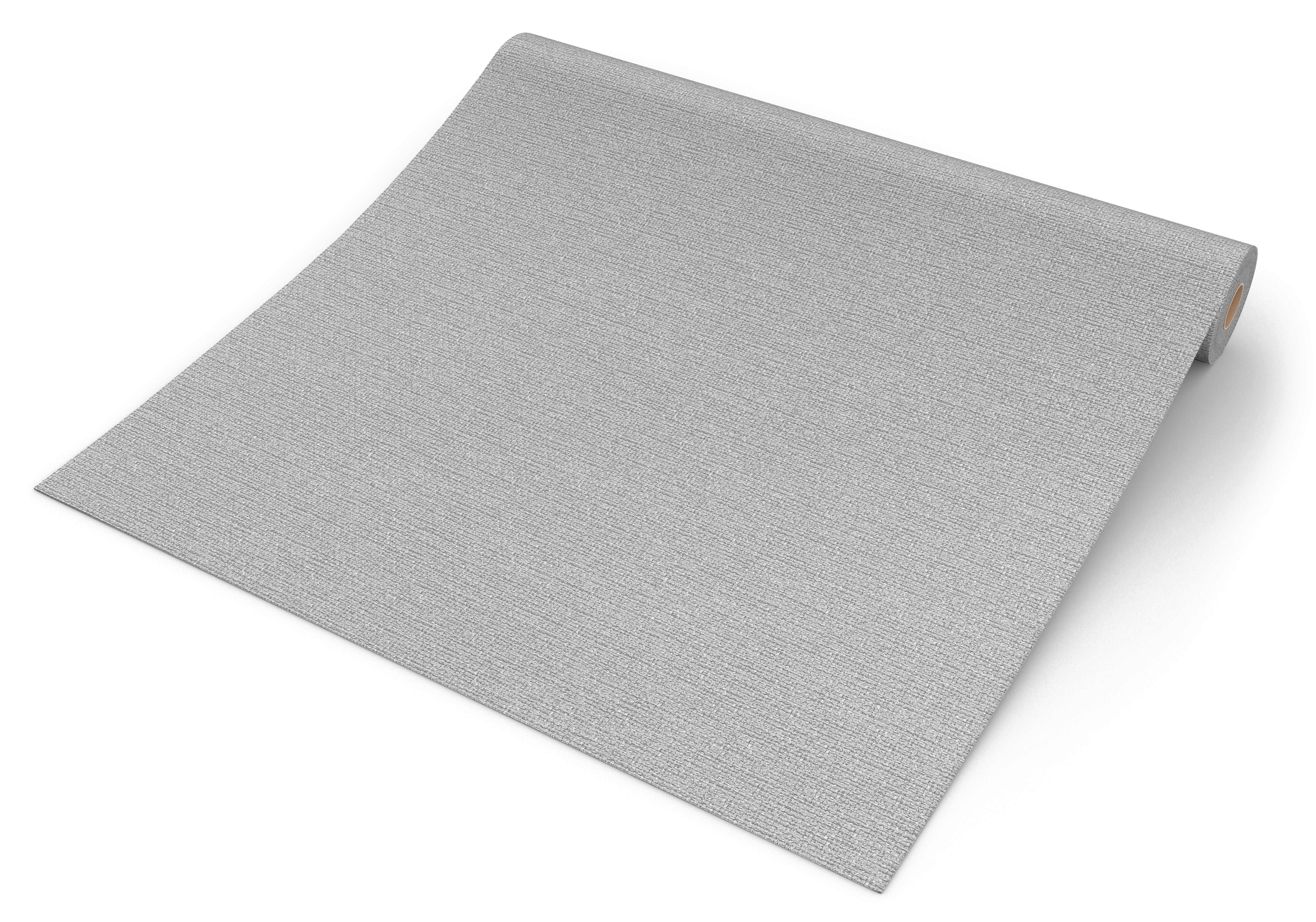 Vinyltapete Uni grau B/L: ca. 53x1005 cm