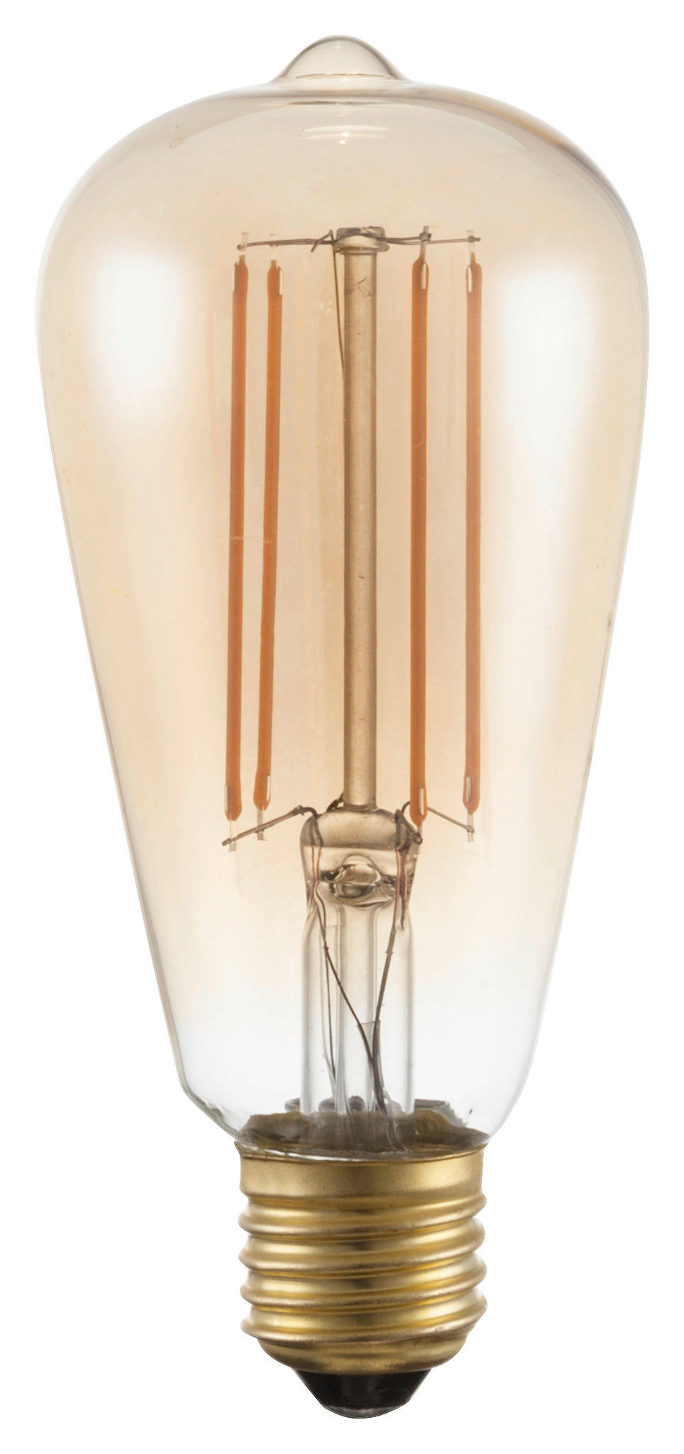 GLOBO Edisonlampe 11399 E27 Edisonlampe_E27 - klar/Kupfer (64,00cm)