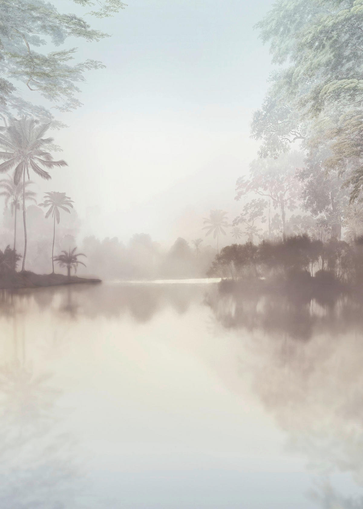 Komar Fototapete Lac Tropical Pure B/L: ca. 200x280 cm Lac Tropical Pure - (200,00/280,00cm) - Komar