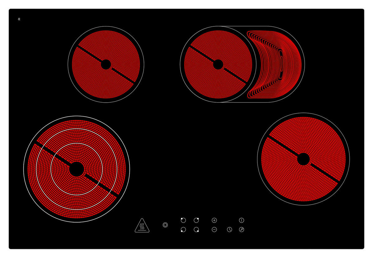 Respekta Inselküche Premium schwarz hochglänzend B/H/T: ca. 310x200x60 cm Premium - Eiche/schwarz (310,00/200,00/60,00cm) - Respekta