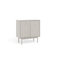 Kommode MAZOMA Eiche Kaschmirgrau Nachbildung gold Optik B/H/T: ca. 79x82x39 cm MAZOMA - gold/Eiche (79,00/82,00/39,00cm) - WIPMEB