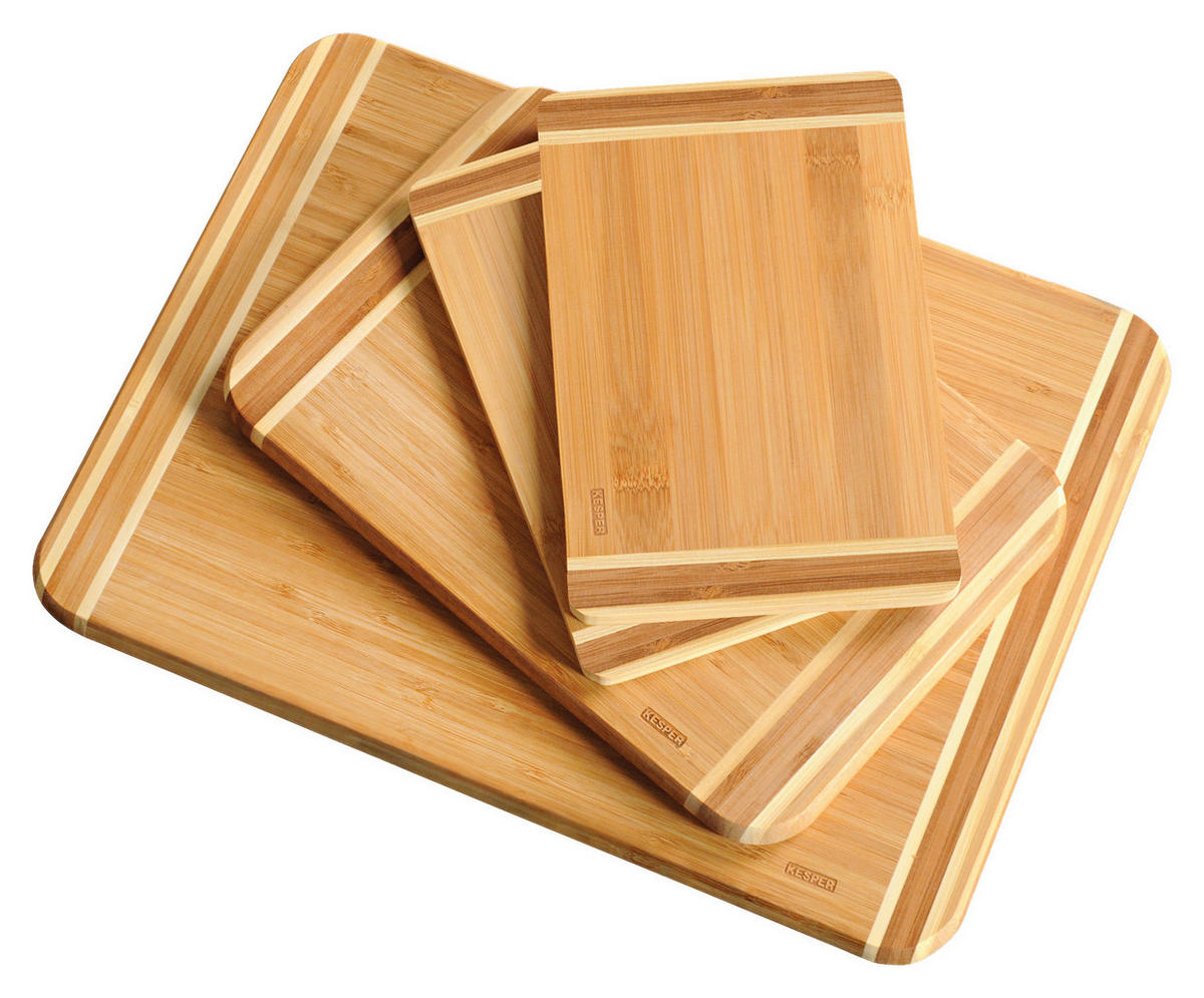 Kesper Schneidbrettset natur Holz Holz Schneidbrettset_4tlg. - natur - Kesper