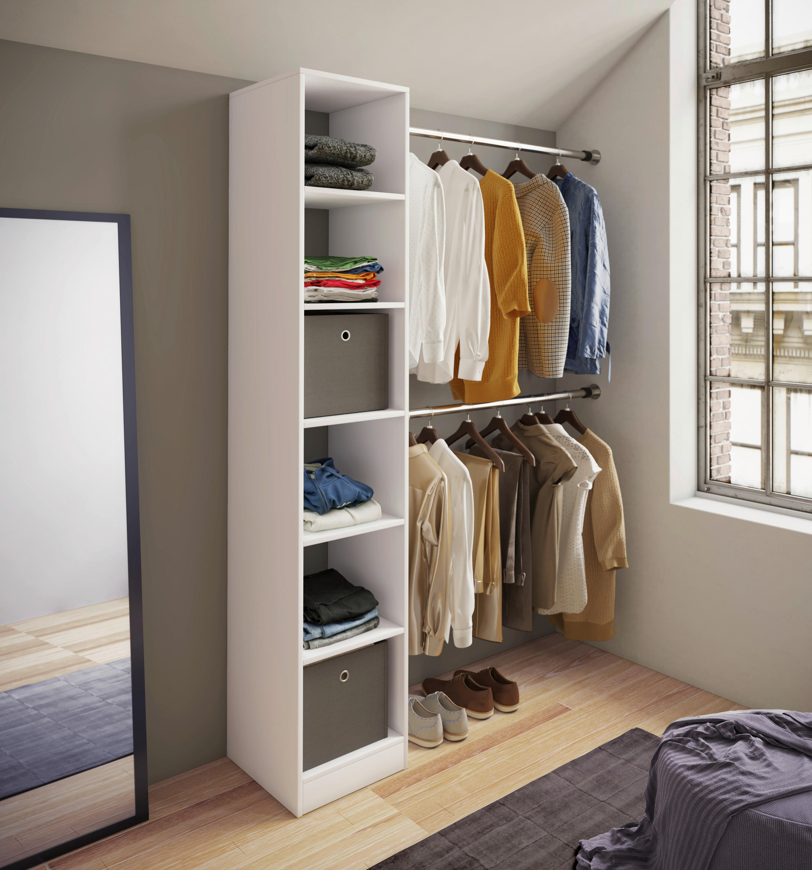 Kleiderschrank online Stauraum für Ihre Garderobe POCO