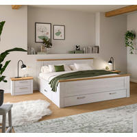 Bettanlage VERONA Sibiu Lärche Nachbildung Eiche Artisan Nachbildung VERONA - Eiche (301,00/90,00/209,00cm) - xonox.home