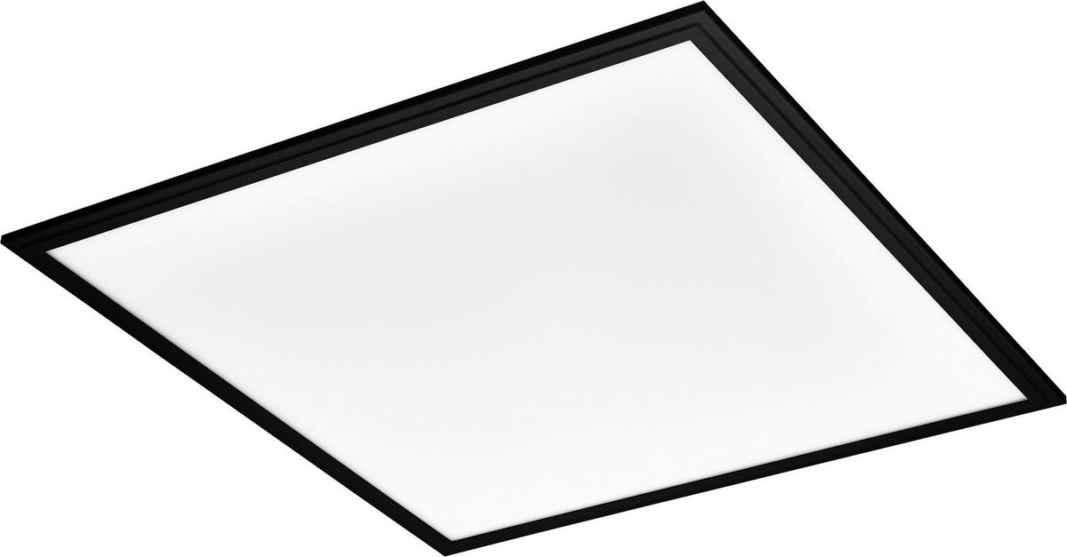 EDI-Light Deckenleuchte Salobrena 75568 schwarz weiß Alu Kunststoff B/H/L:  ca. 59,5x5x59,5 cm ▷ online bei POCO kaufen