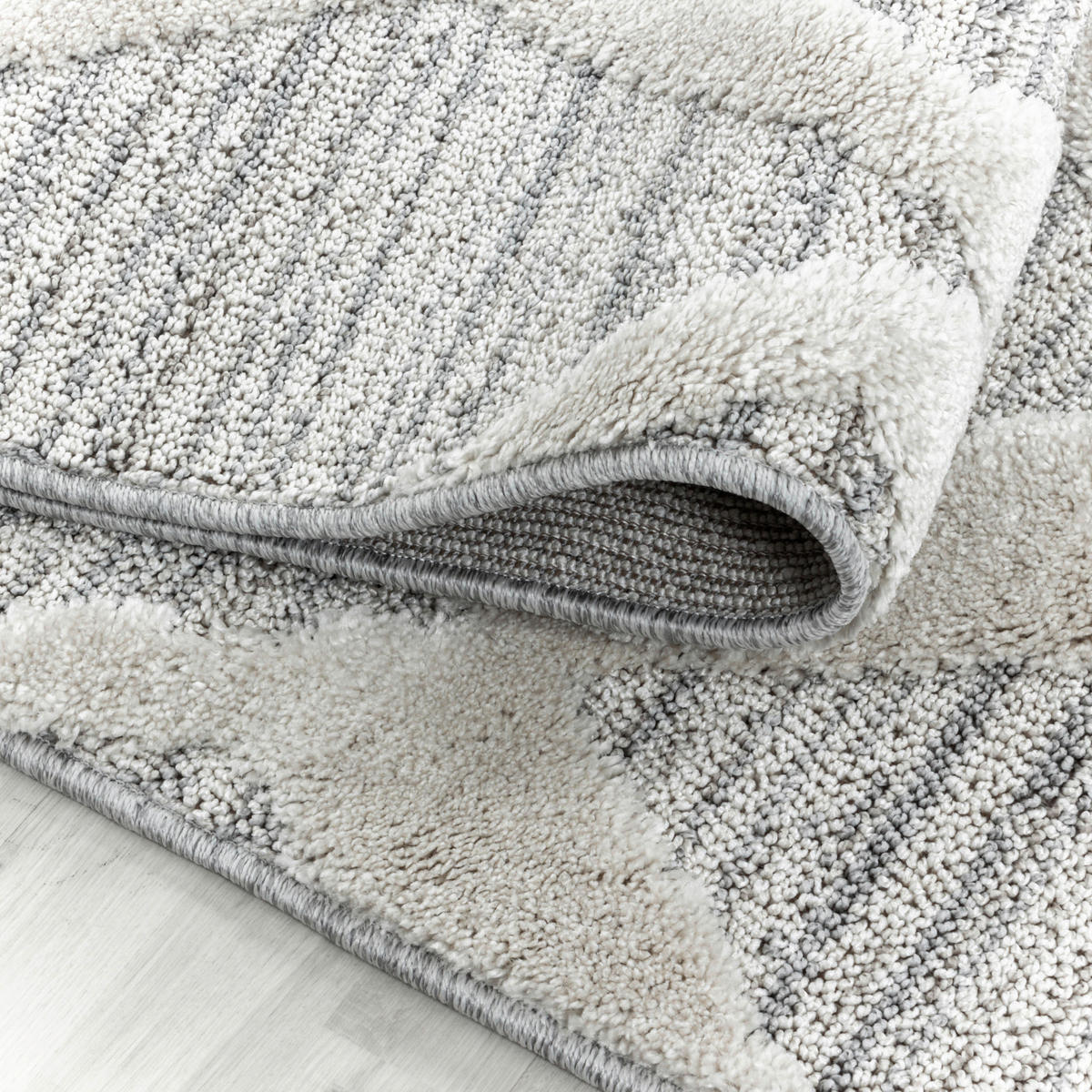 Ayyildiz Teppich PISA grau B/L: ca. 60x110 cm PISA - grau (60,00/110,00cm) - Ayyildiz