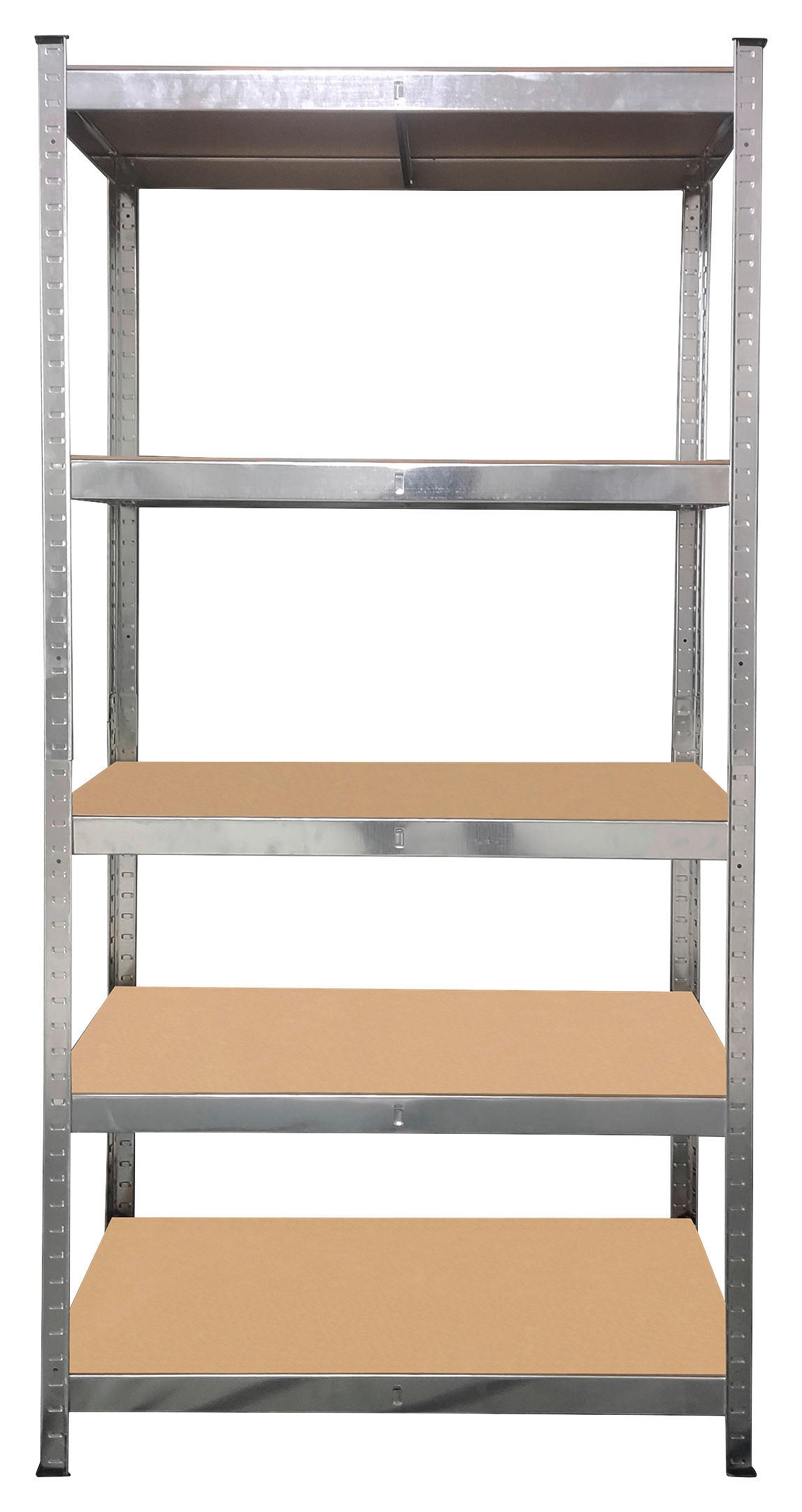 Schwerlaststeckregal verzinkt B/H/T: ca. 90x200x60 cm Schwerlaststeckregal 200x90x60cm V - verzinkt (90,00/200,00/60,00cm)