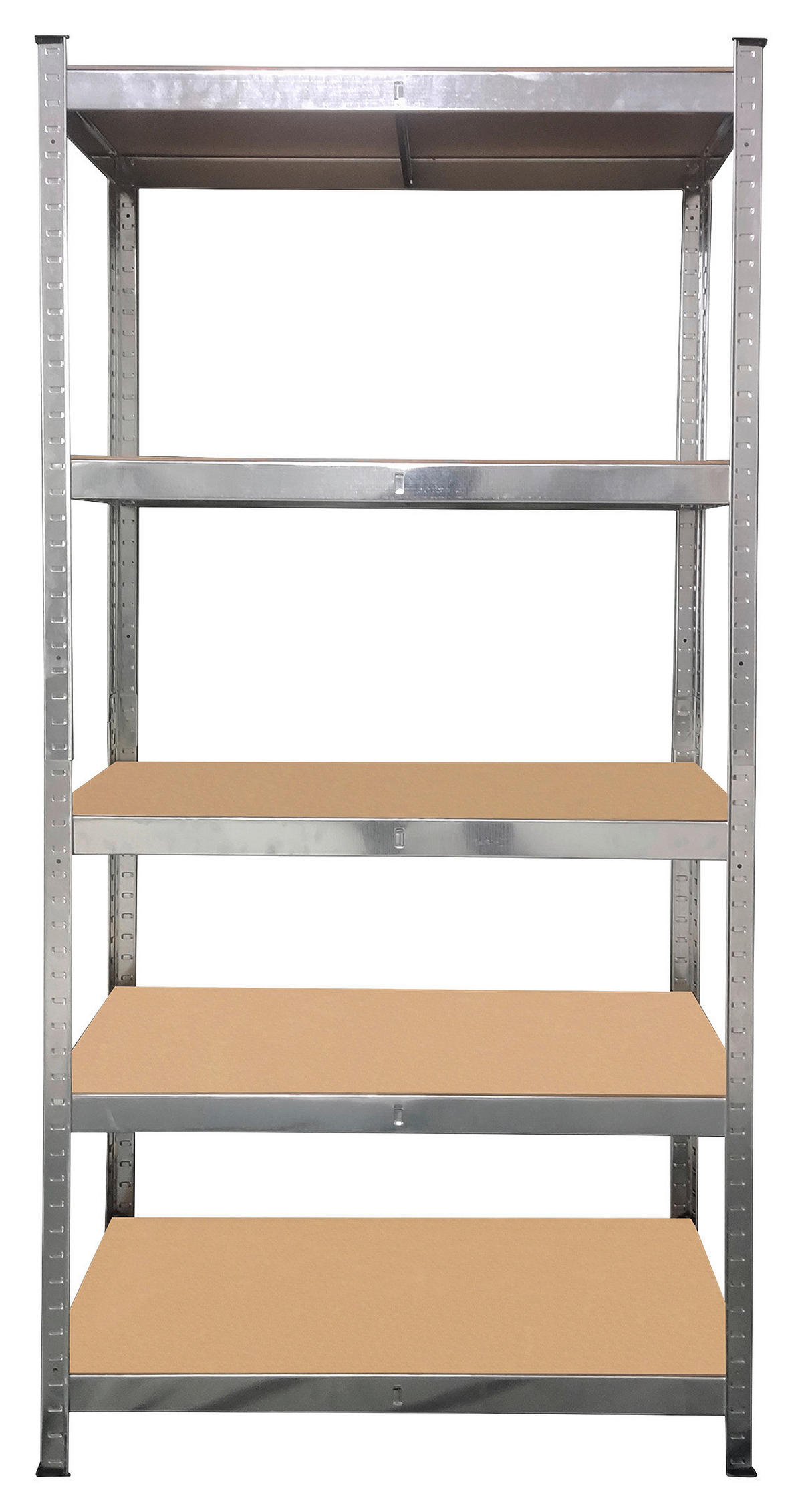 Schwerlaststeckregal verzinkt B/H/T: ca. 90x200x60 cm Schwerlaststeckregal 200x90x60cm V - verzinkt (90,00/200,00/60,00cm)