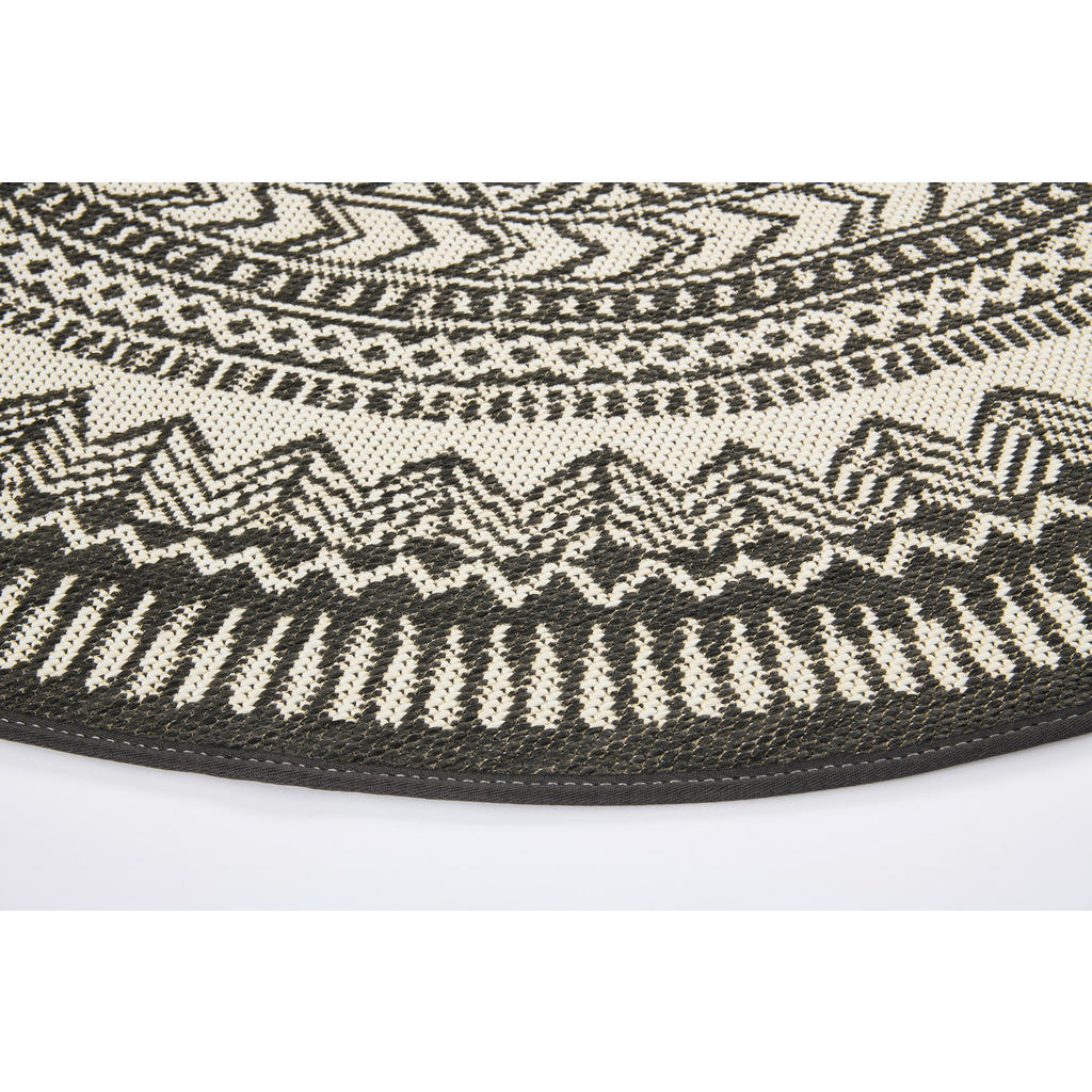 Thumbnail - In-/Outdoor-Teppich Ambiente schwarz D: ca. 120 cm