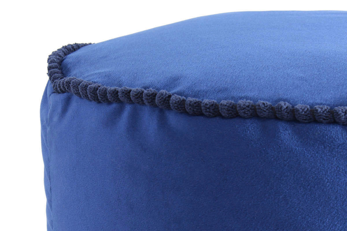 360 Living Hocker Taj Mahal 200 blau H/D: ca. 38x45 cm Taj Mahal 200 - blau (45,00/38,00cm) - 360 Living