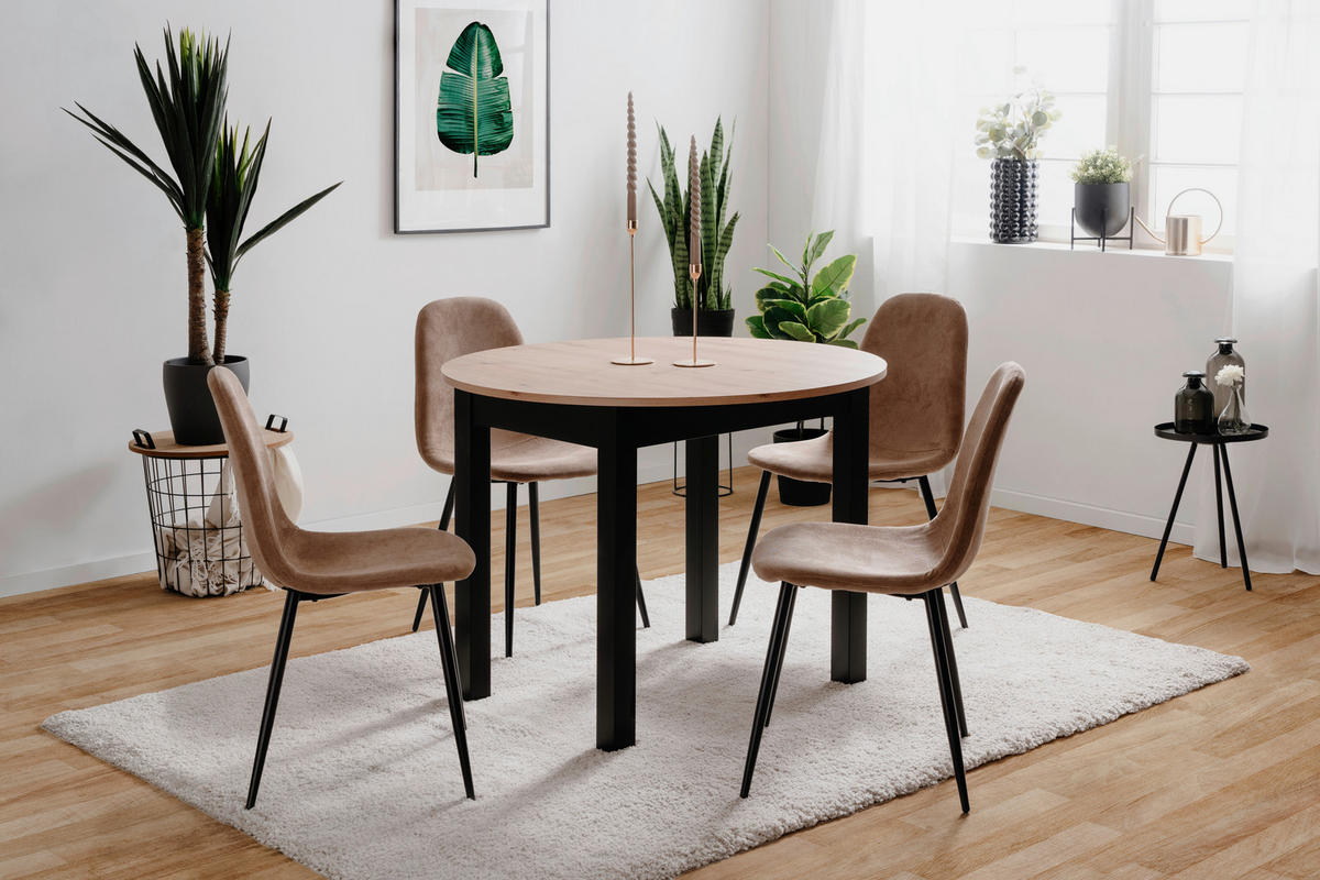 Esstisch Coburg Artisan Oak Nachbildung D: ca. 100 cm Coburg - (100,00cm)
