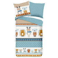 Baumwoll Bettwäsche Woodland Flanell Woodland - Multi (135,00/200,00cm) - Good Morning
