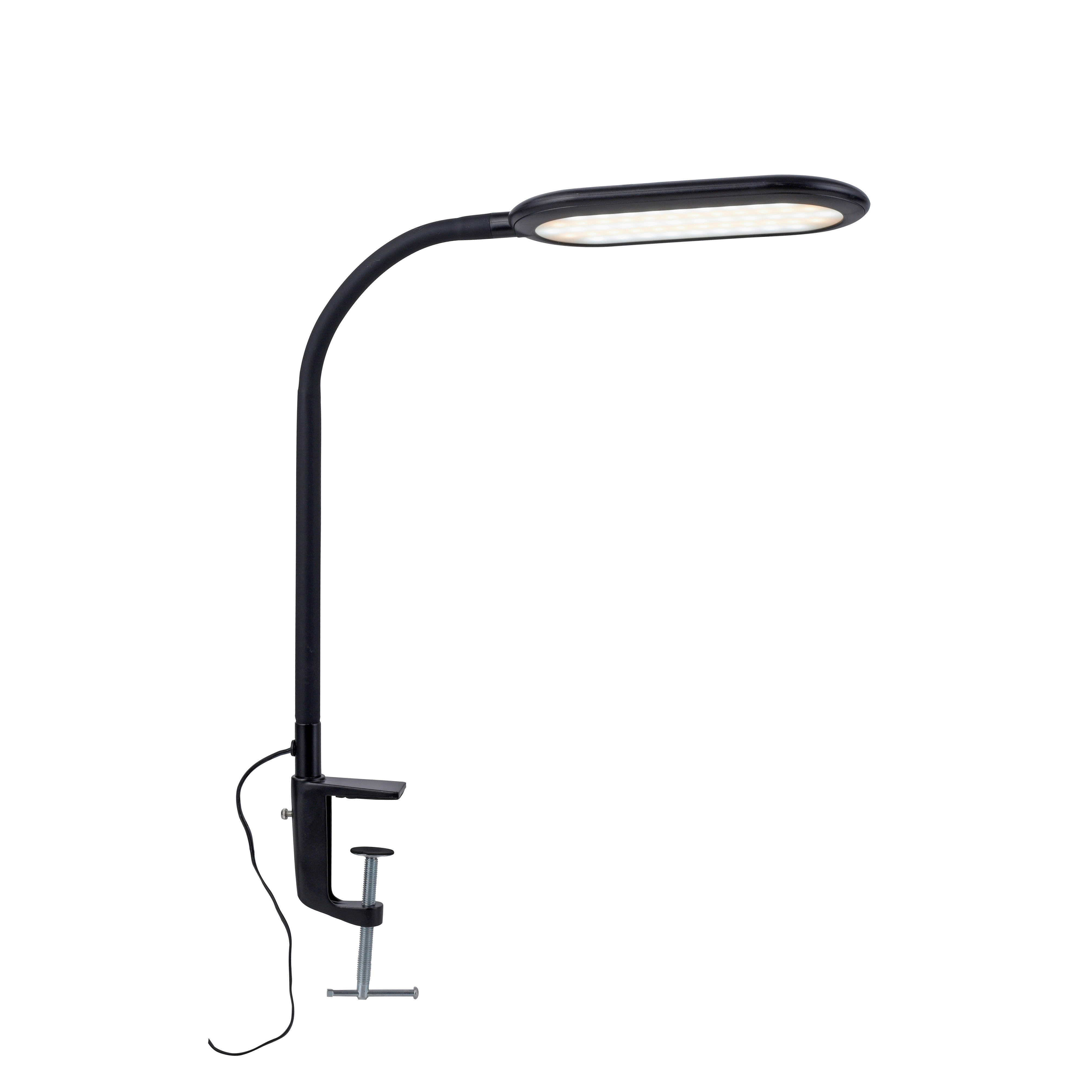 Just Light LED-Klemmleuchte KELLY 14404-18 schwarz Kunststoff B/H/T: ca. 36x67x36 cm 1 Brennstellen