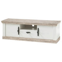 Lowboard Florenz weiß Pinie B/H/T: ca. 156x51x44 cm Florenz - weiß (156,00/51,00/44,00cm)