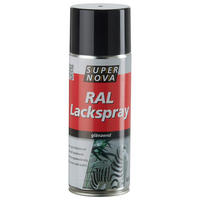 Super-Nova Lackspray tiefschwarz glänzend ca. 0,4 l Lackspray 400ml - tiefschwarz (400ml) - Super-Nova