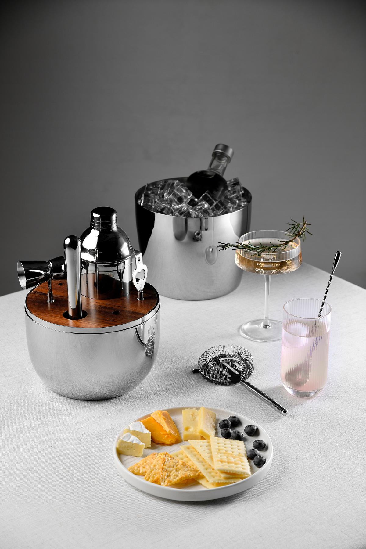 MASTERPRO Cocktail-Set THE DROP silber Edelstahl THE DROP - silber - MASTERPRO