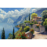 Keilrahmenbild Meer B/H: ca. 90x60 cm Keilrahmenbild 60x90 cm - (90,00/60,00cm)