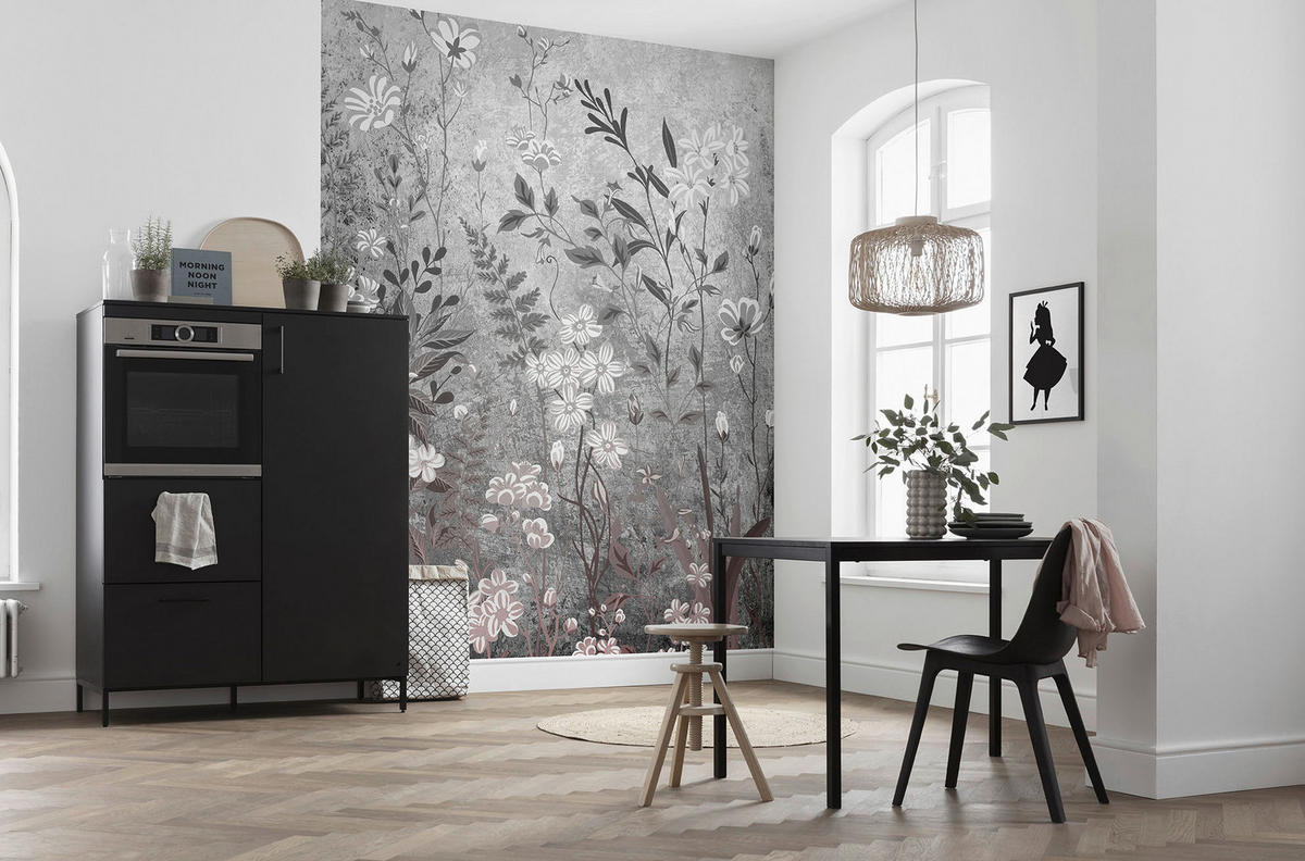 Komar Fototapete Moonlight Flowers B/L: ca. 200x250 cm Moonlight Flowers - (200,00/250,00cm) - Komar