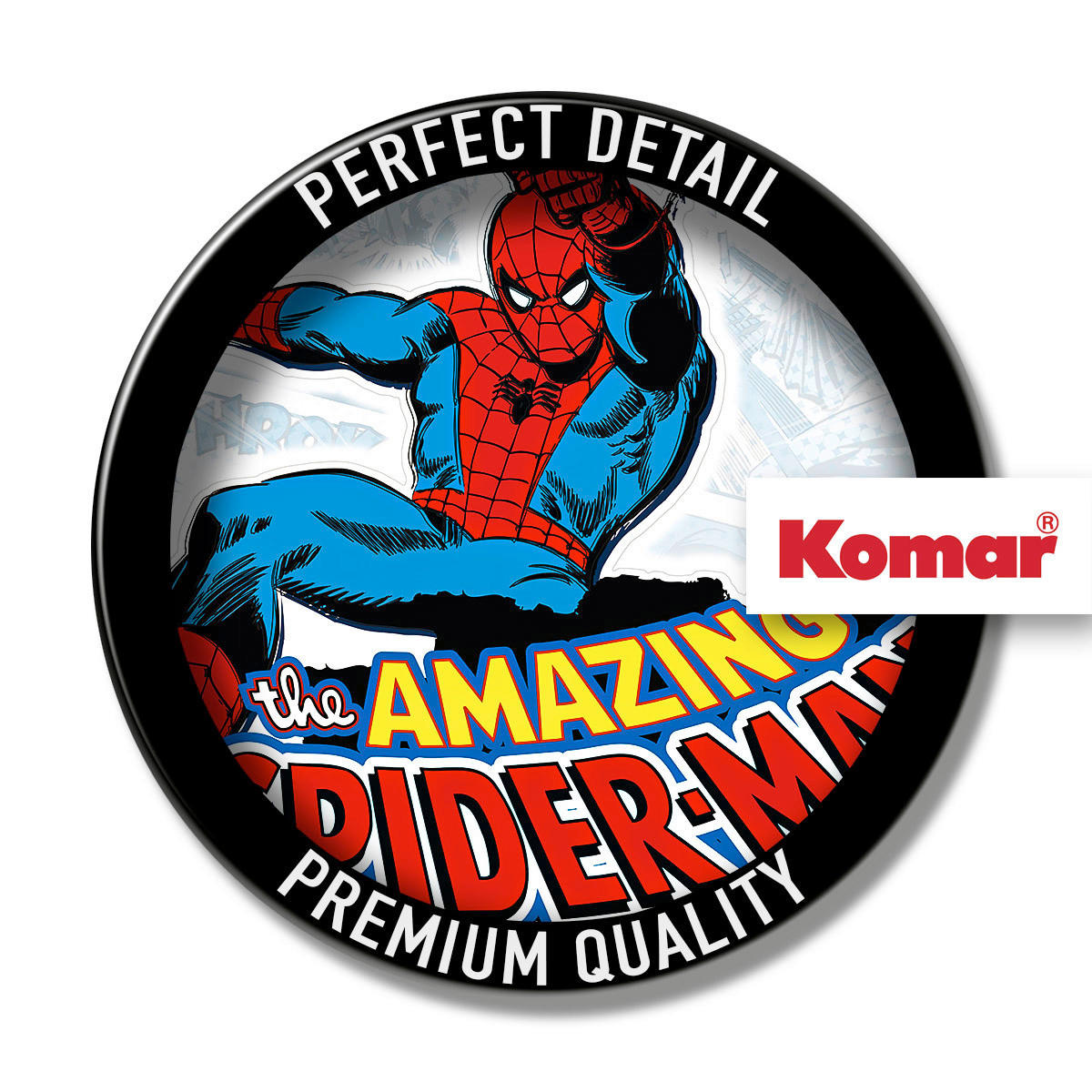 Komar Wandtattoo Spider-Man Comic Classic  Spider-Man Comic Classic B/L: ca. 50x70 cm Spider-Man Comic Classic - (50,00/70,00cm) - Komar
