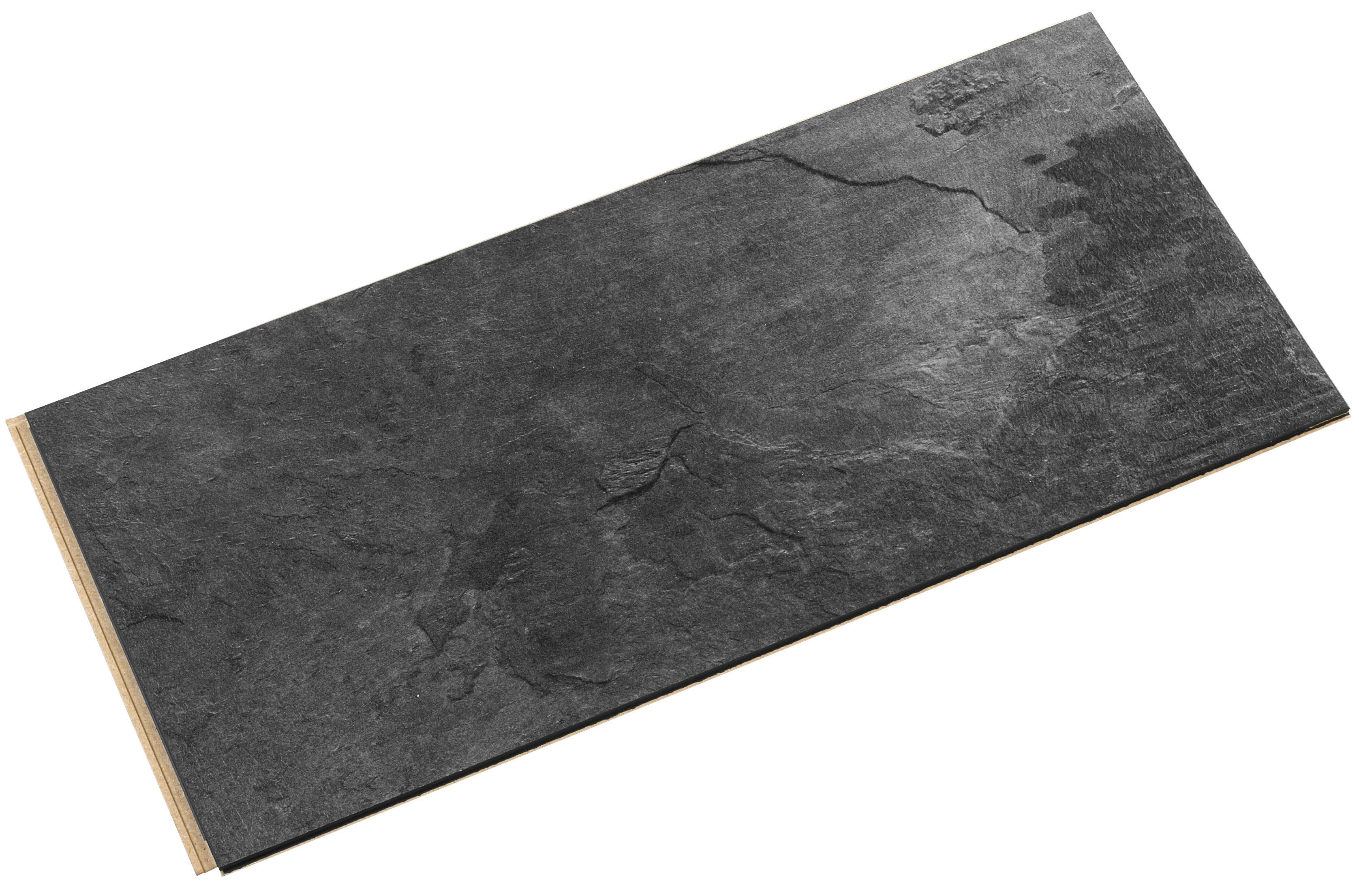 Visiogrande Laminatboden Ölschiefer ca. 2,367 m² im Paket  B/L: ca. 28x60,4 cm pro Paket Ölschiefer ca. 2,367 m² im Paket - Schiefergrau (28,00/60,40cm) - Visiogrande