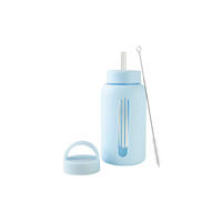 Isolierflasche blau Kunststoff Isolierflasche_3erSet - blau