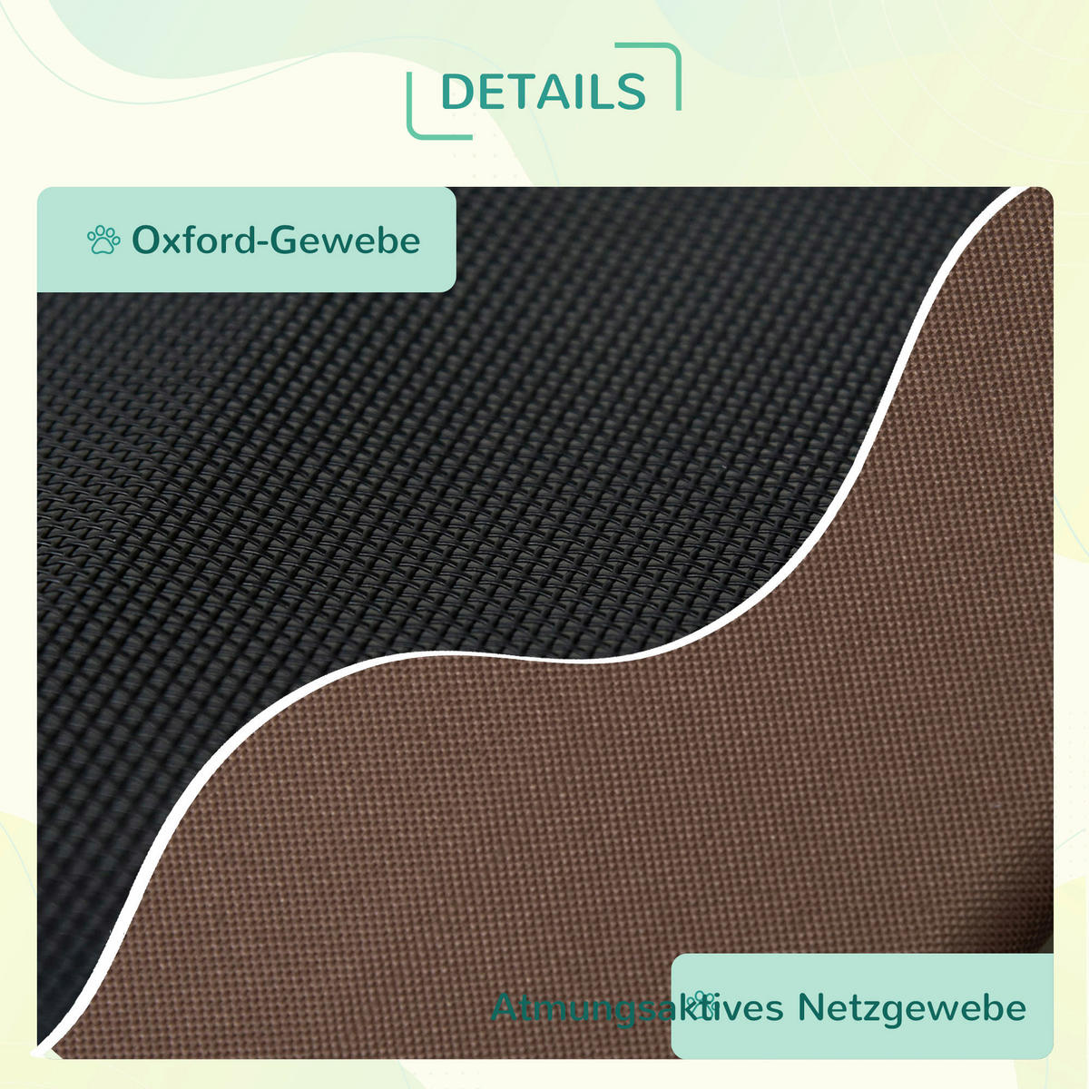 PawHut Hunde-Zubehör schwarz Polyester B/H/L: ca. 76x92x90 cm Hundebett - schwarz (90,00/76,00/92,00cm) - PawHut