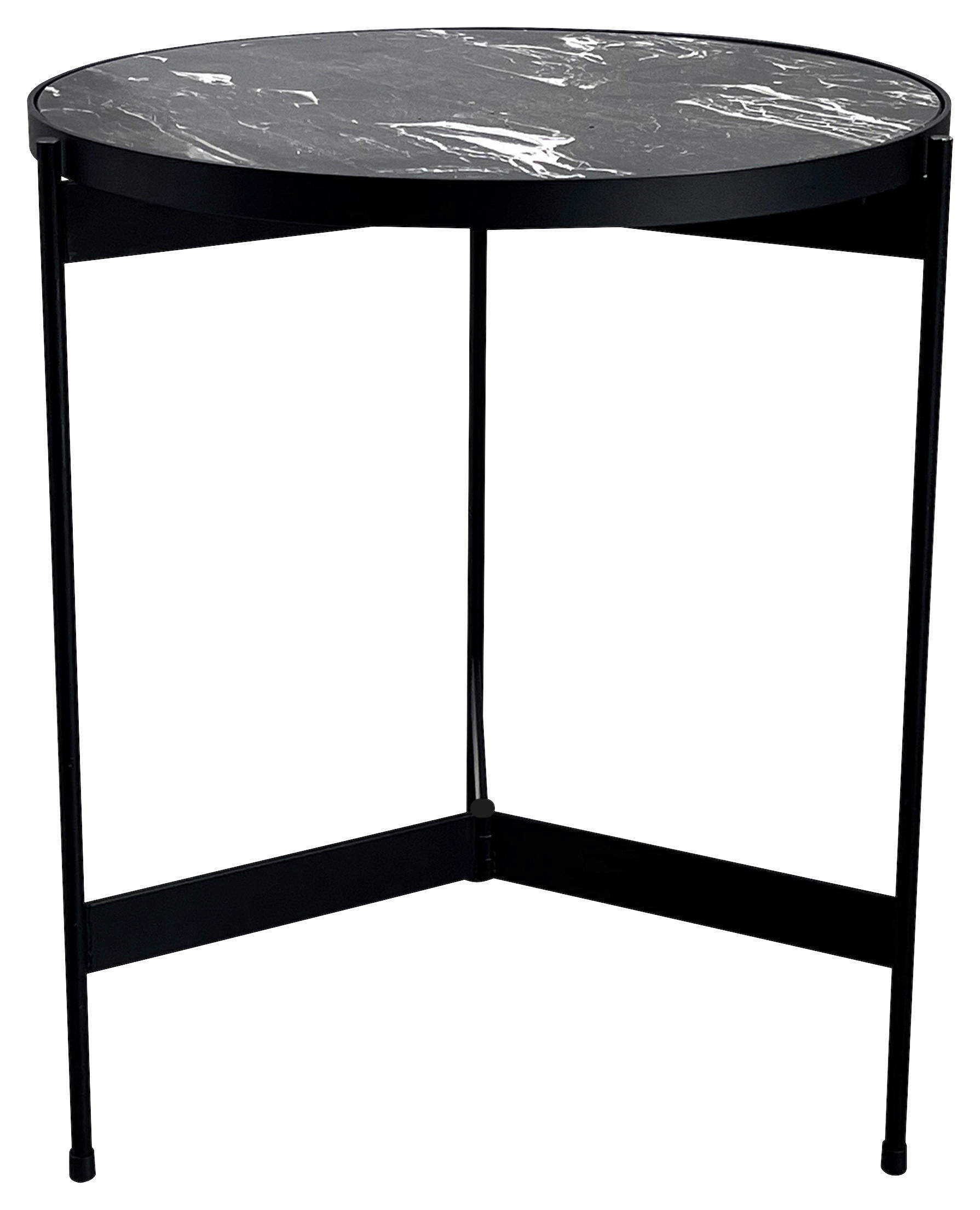 Beistelltisch Finja schwarz B/H/T: ca. 40,5x48x40,5 cm Finja - schwarz (40,50/48,00/40,50cm)
