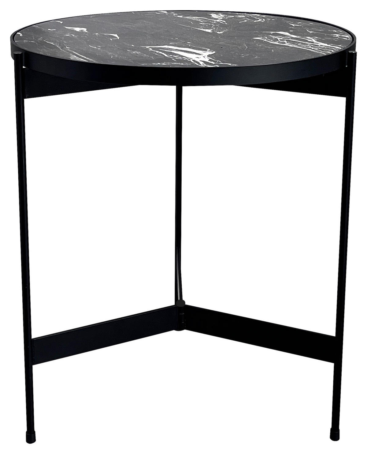Beistelltisch Finja schwarz B/H/T: ca. 40,5x48x40,5 cm Finja - schwarz (40,50/48,00/40,50cm)