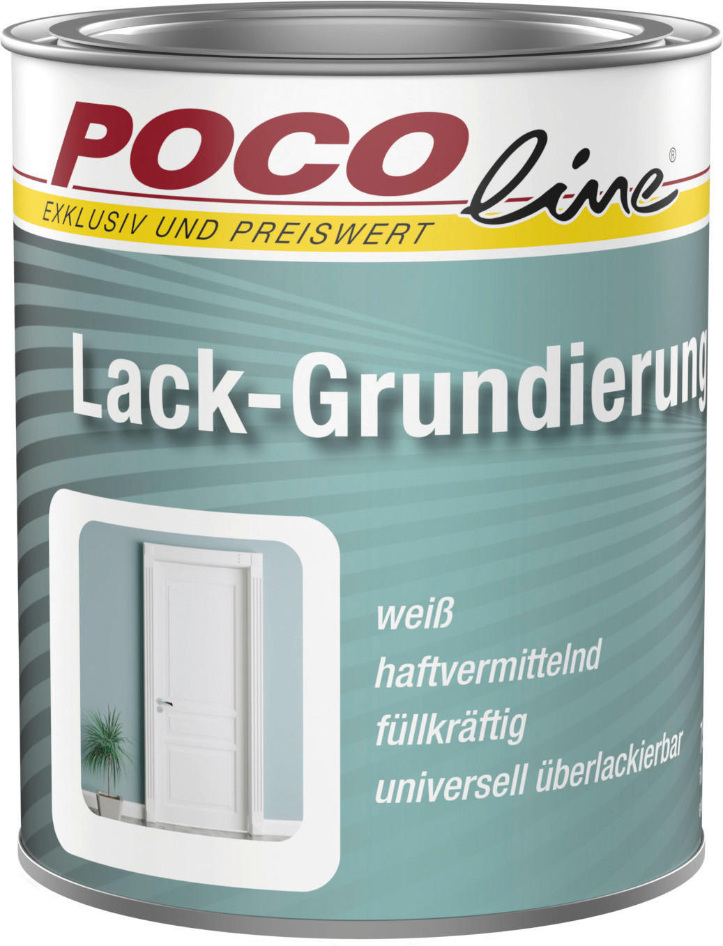 POCOline Grundierung weiß ca. 0,75 l Lack-Grundierung 750ml weiß - weiß (750ml) - POCOline