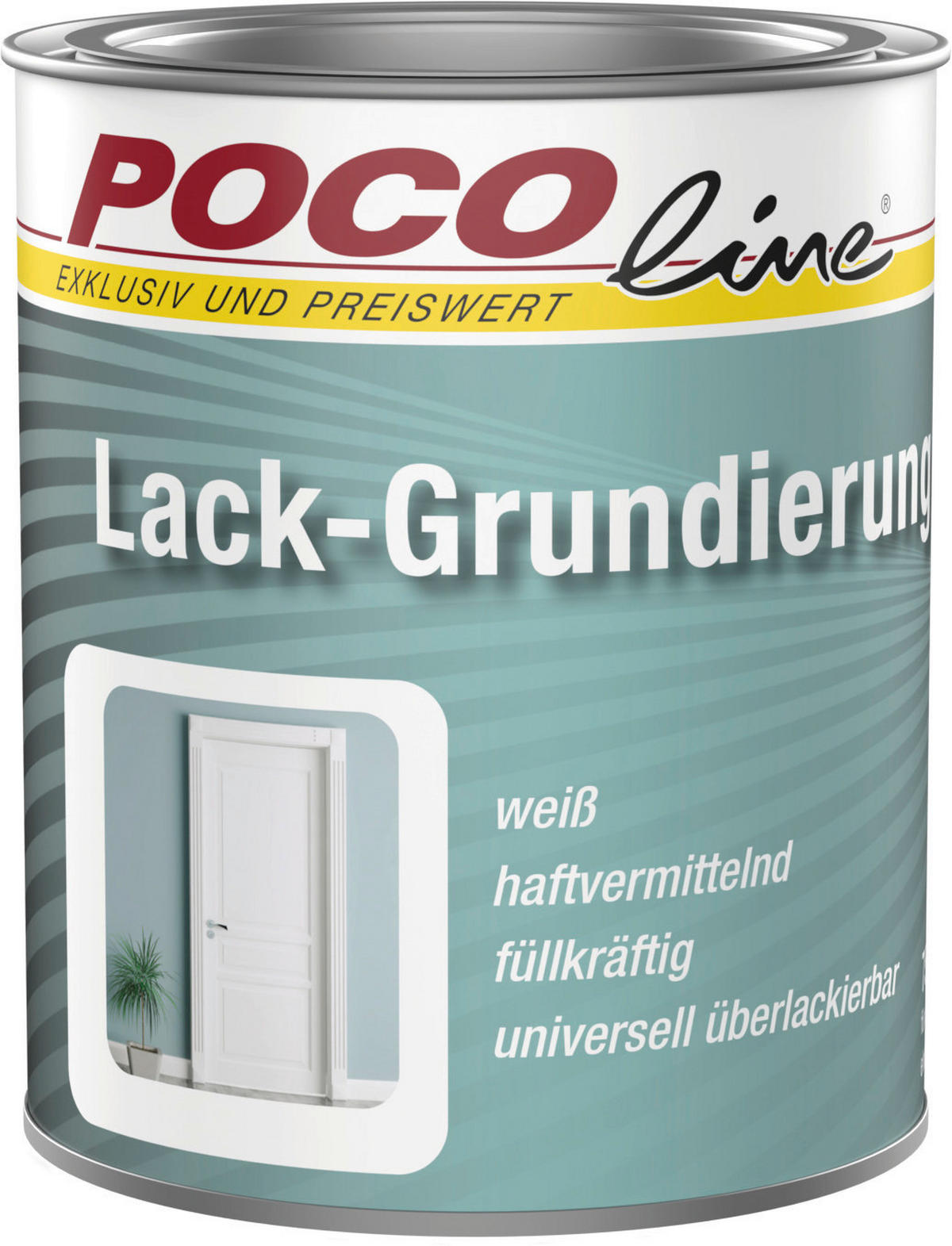 POCOline Grundierung weiß ca. 0,75 l Lack-Grundierung 750ml weiß - weiß (750ml) - POCOline