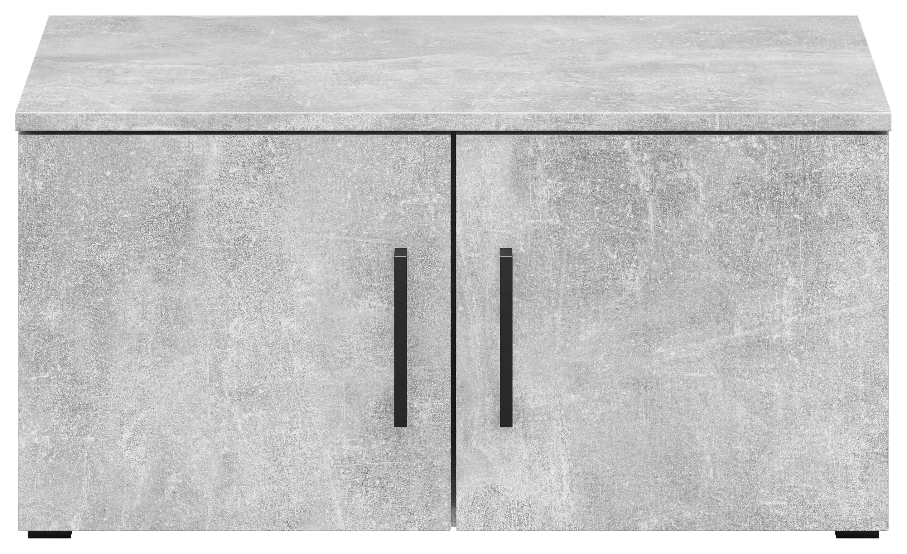 Aufsatz Multi-Stauraum Typ 54 Beton Optik B/H/T: ca. 70x35x40 cm Multi-Stauraum Typ 54 - Beton (70,00/35,00/40,00cm)