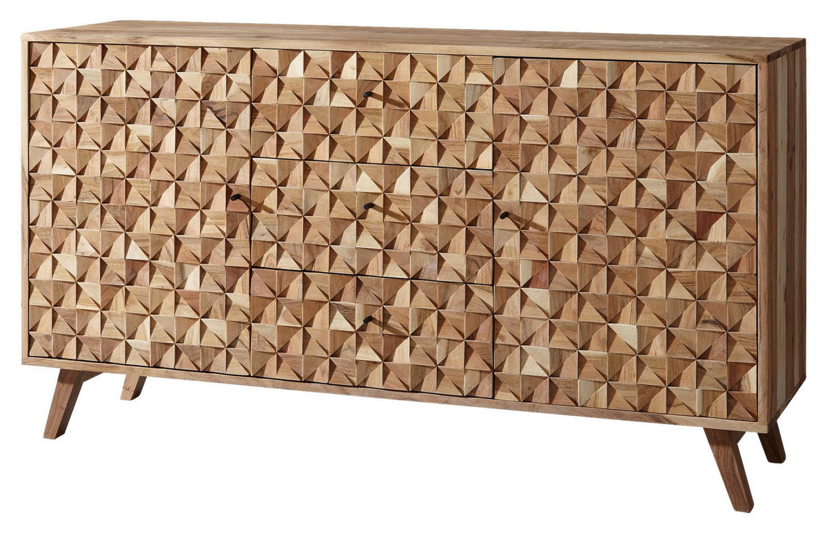 Sideboard natur B/H/T: ca. 140x78,5x40 cm Sideboard - natur (140,00/78,50/40,00cm) - Wohnling