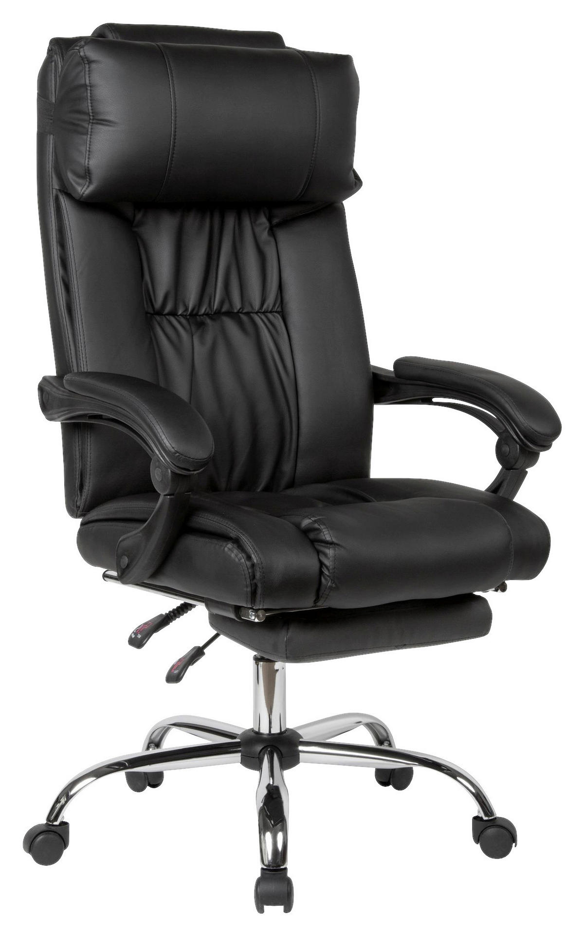 Drehstuhl schwarz Bürostuhl - schwarz (67,00/127,00/67,00cm) - Amstyle