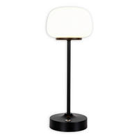 Näve Leuchten LED-Tischleuchte schwarz Glas Metall B/H/T/D: ca. 10,5x30x10,5x10,5 cm PINA - schwarz (10,50/30,00/10,50cm) - Näve Leuchten