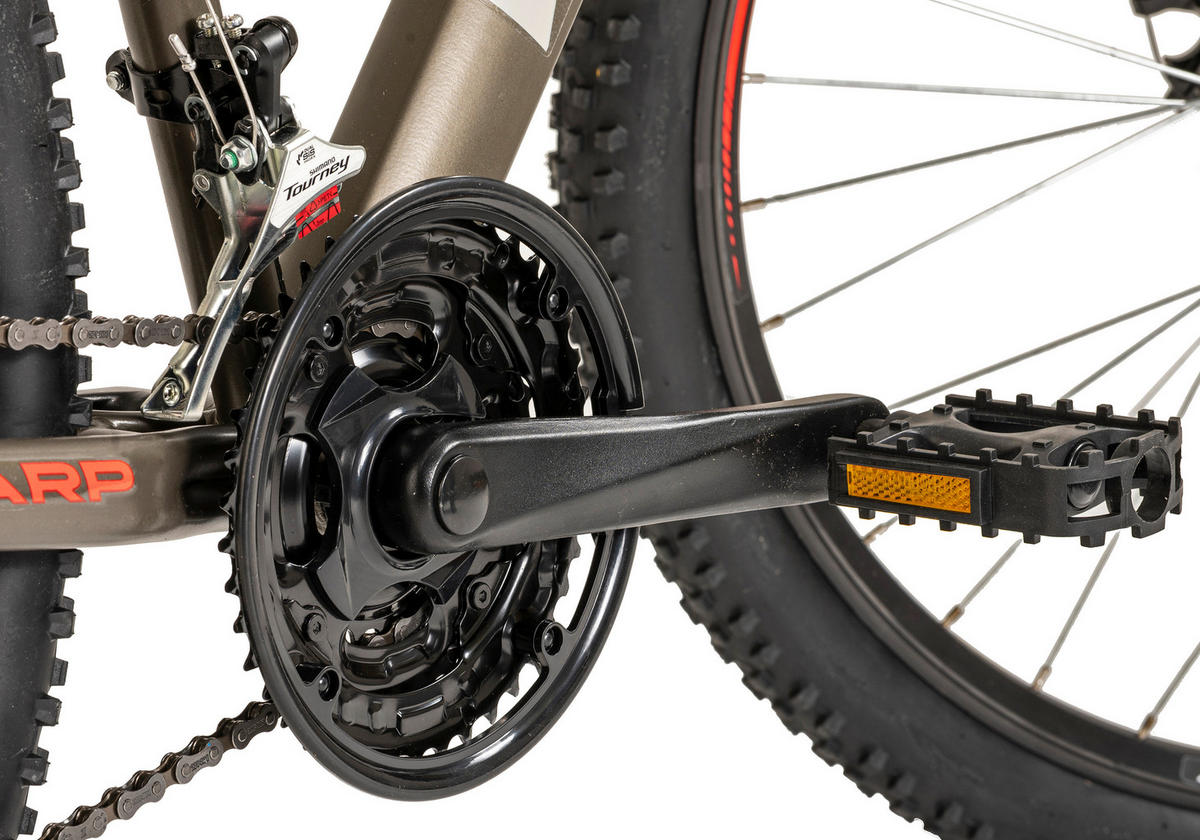 WYLD Mountain-Bike Sharp Sharp 29 Zoll Rahmenhöhe 51 cm 21 Gänge grau grau ca. 29 Zoll Sharp - grau (144,00/24,00/80,00cm) - WYLD