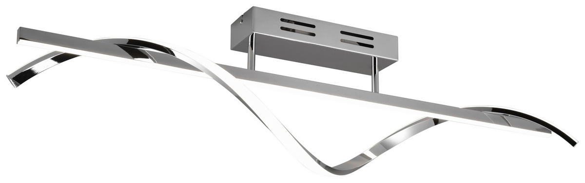 Reality LED-Deckenleuchte R62201106 Isabel Chrom Metall B/H/T: ca. 100x25,5x18 cm 1 Brennstellen Isabel - Chrom (100,00/25,50/18,00cm) - Reality