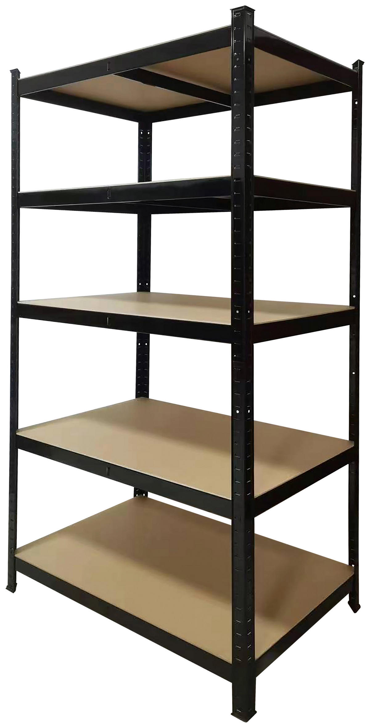 Schwerlaststeckregal schwarz B/H/T: ca. 90x180x60 cm Schwerlaststeckregal 180x90x60cm S - schwarz (90,00/180,00/60,00cm)