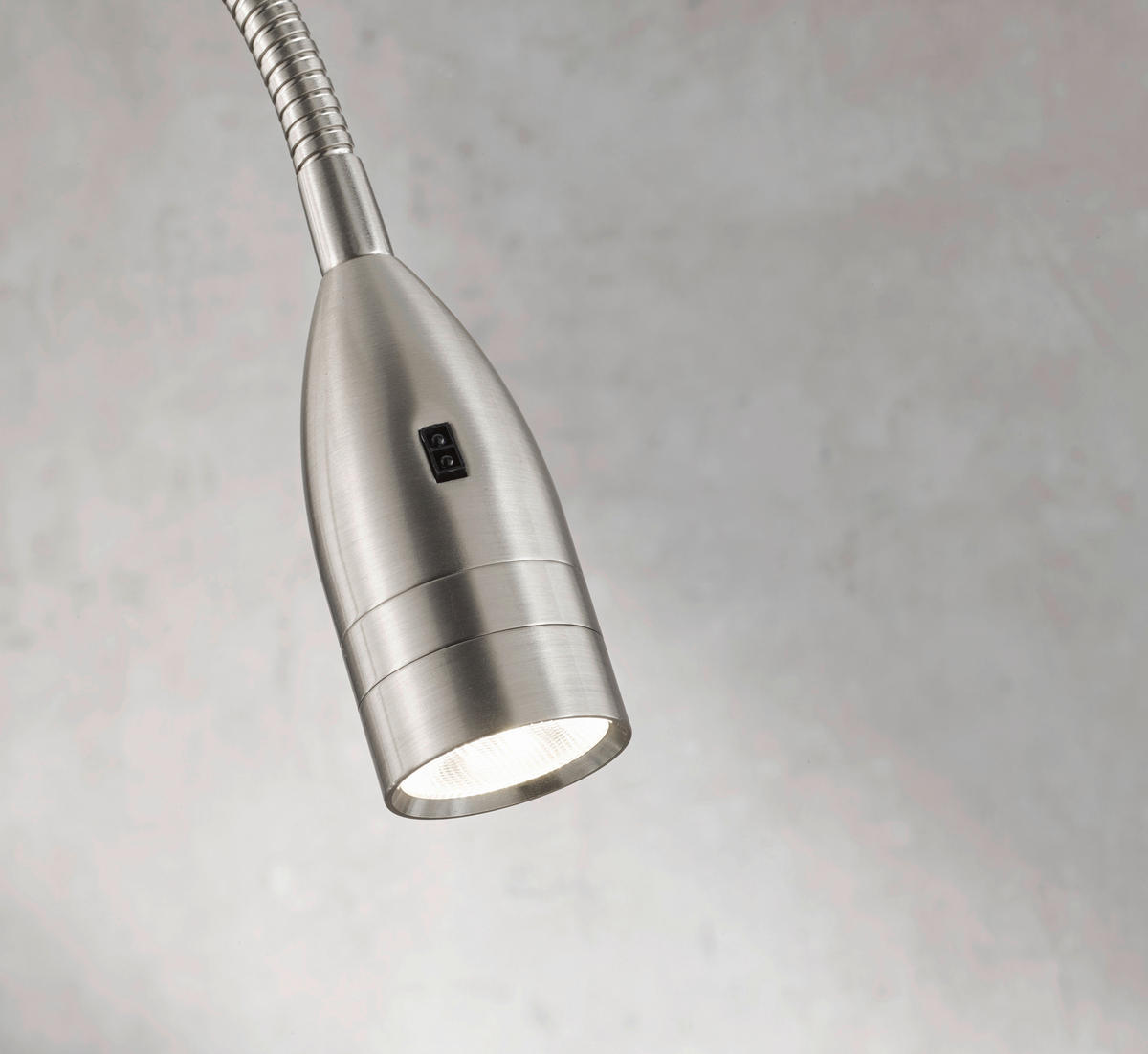 Fischer & Honsel LED-Wandspot 30703 nickel matt Metall B/H/T: ca. 8x56,5x8 cm 1 Brennstellen Sten - nickel matt (8,00/56,50/8,00cm) - Fischer & Honsel