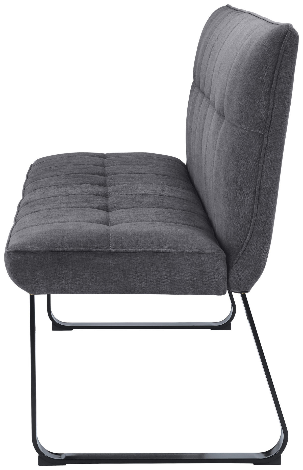 Bank TALEA dunkelgrau schwarz B/H/T: ca. 160x92x59 cm TALEA - schwarz/dunkelgrau (160,00/92,00/59,00cm) - byLIVING