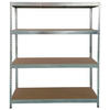 POCOline Schwerlaststeckregal verzinkt B/H/T: ca. 150x180x60 cm Schwerlaststeckregal 180x150x60cm V - verzinkt (150,00/180,00/60,00cm) - POCOline