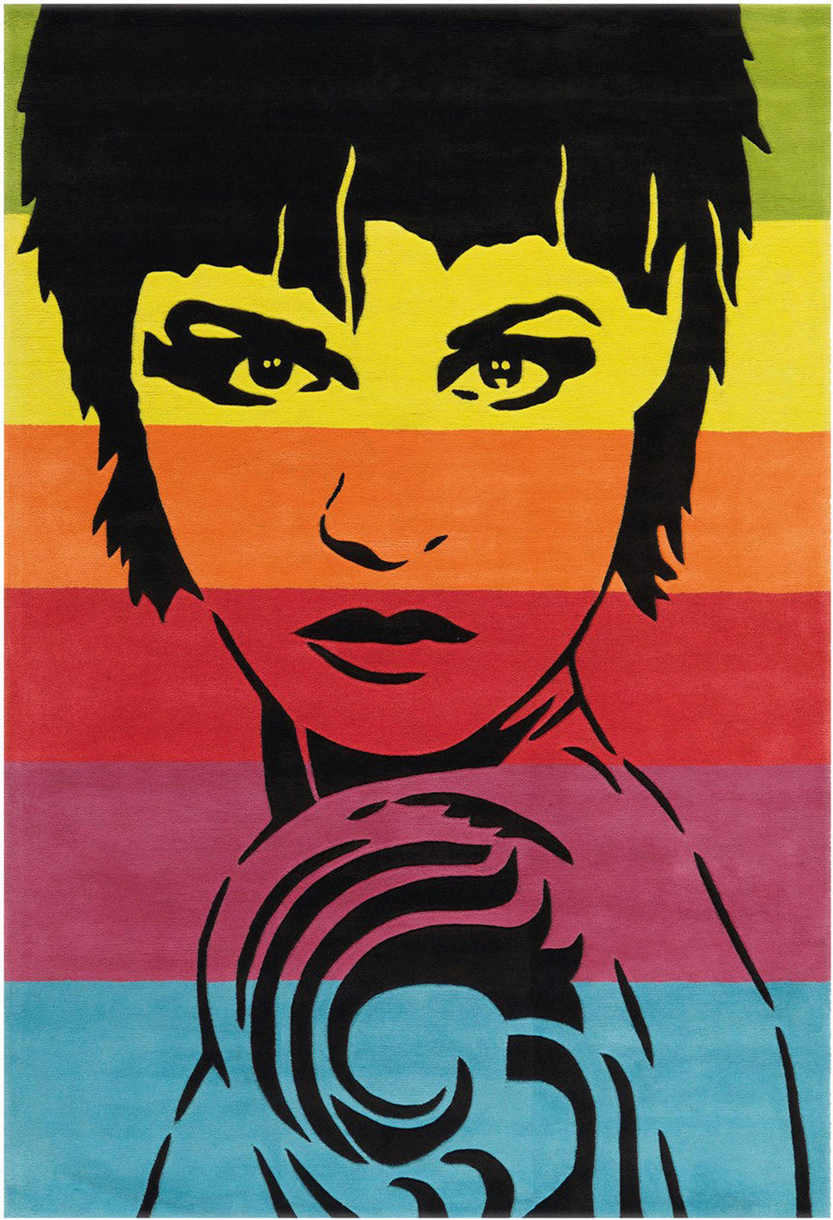 Arte Espina Kurzflorteppich Joy 4019 mehrfarbig B/L: ca. 140x200 cm Joy 4019 - mehrfarbig (140,00/200,00cm) - Arte Espina